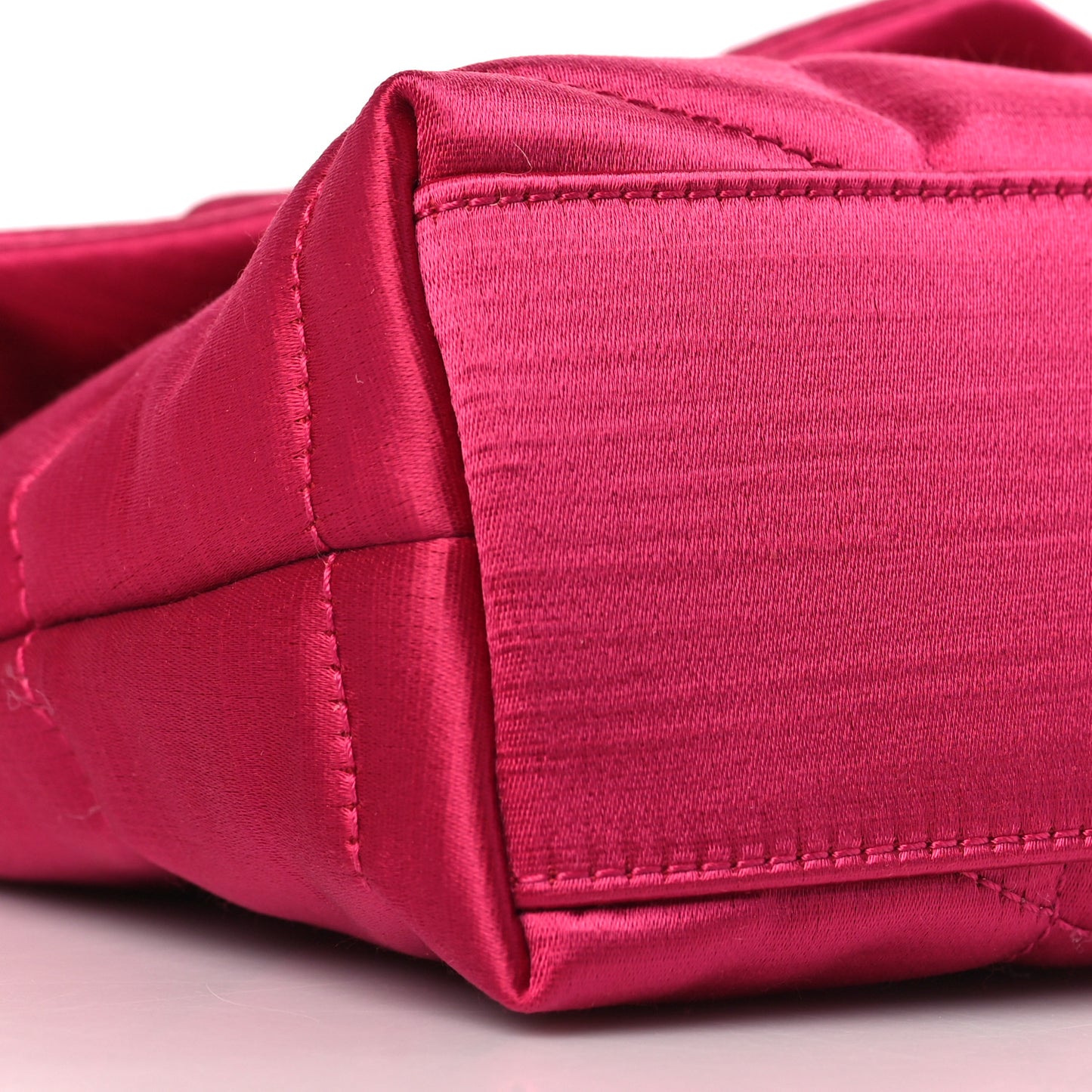 Satin Quilted Toy Loulou Puffer Monogram Chain Satchel Guava Pink