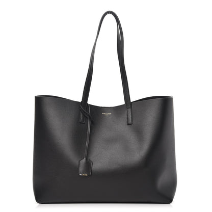 Saint Laurent Calfskin Large Shopping Tote Black 1 of 9