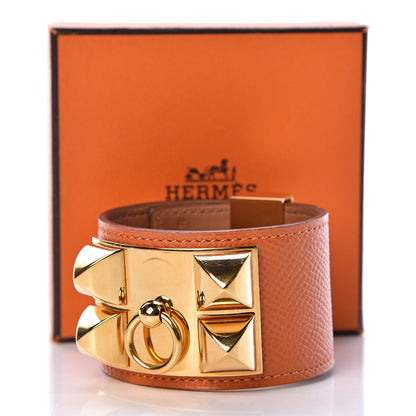 Hermes Epsom Collier de Chien CDC Bracelet S Feu 6 of 6