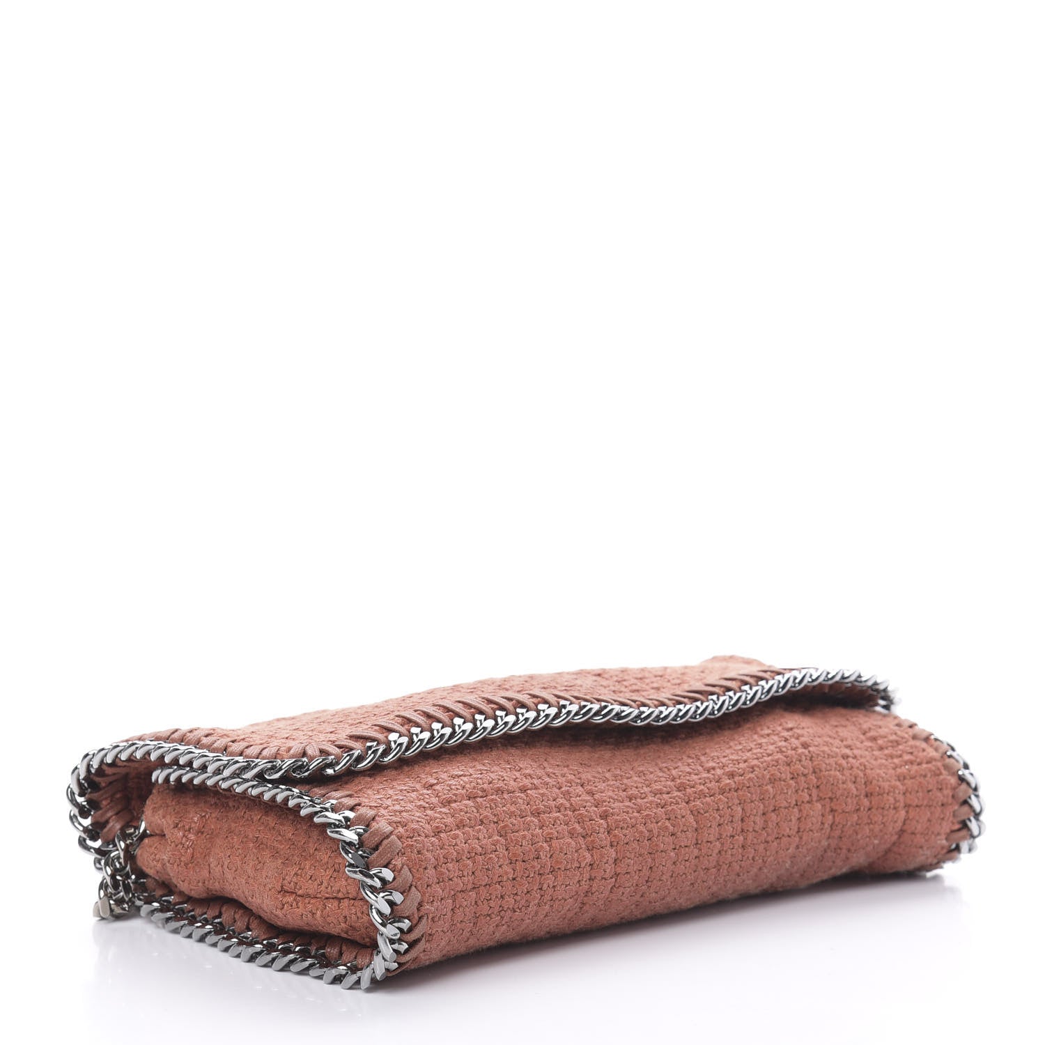 Stella McCartney Woven Boucle Falabella Clutch Orange 4 of 9