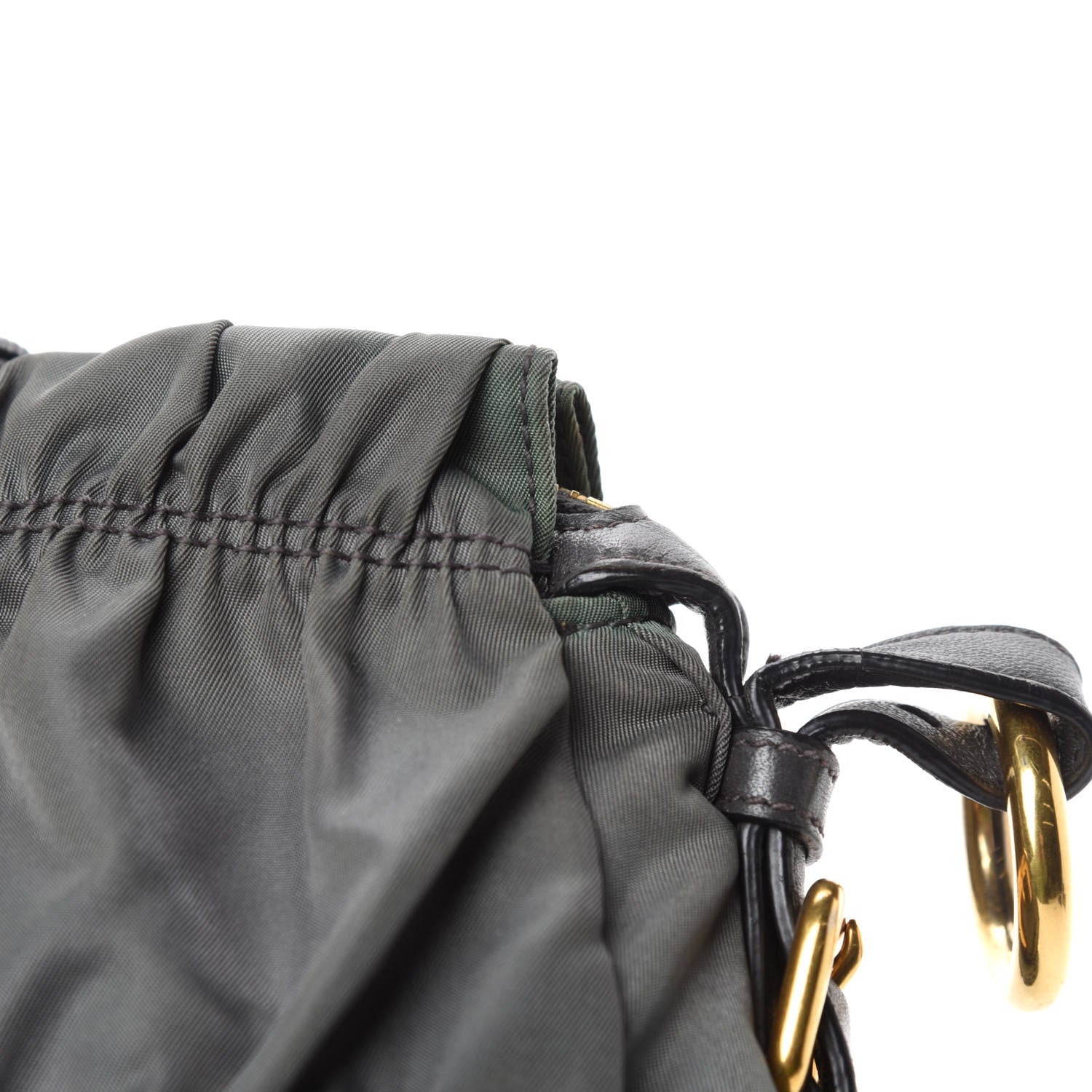 Prada Tessuto Nylon Gaufre Shopping Satchel Fumo 8 of 13