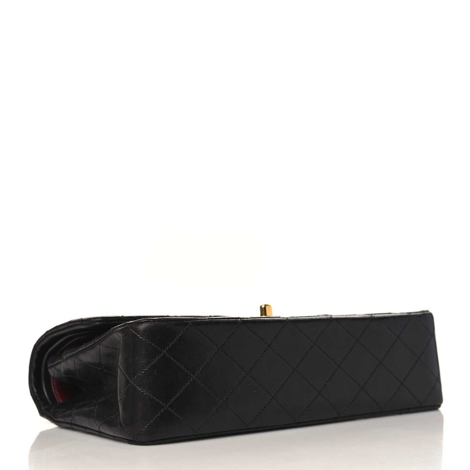 Chanel Lambskin Quilted Medium Double Flap Black 4 of 12