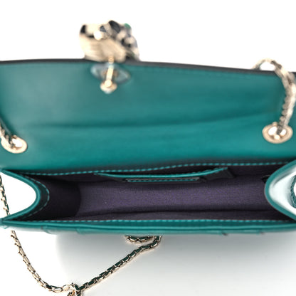 Bulgari Calfskin Serpenti Forever Crossbody Bag Emerald Green 7 of 12