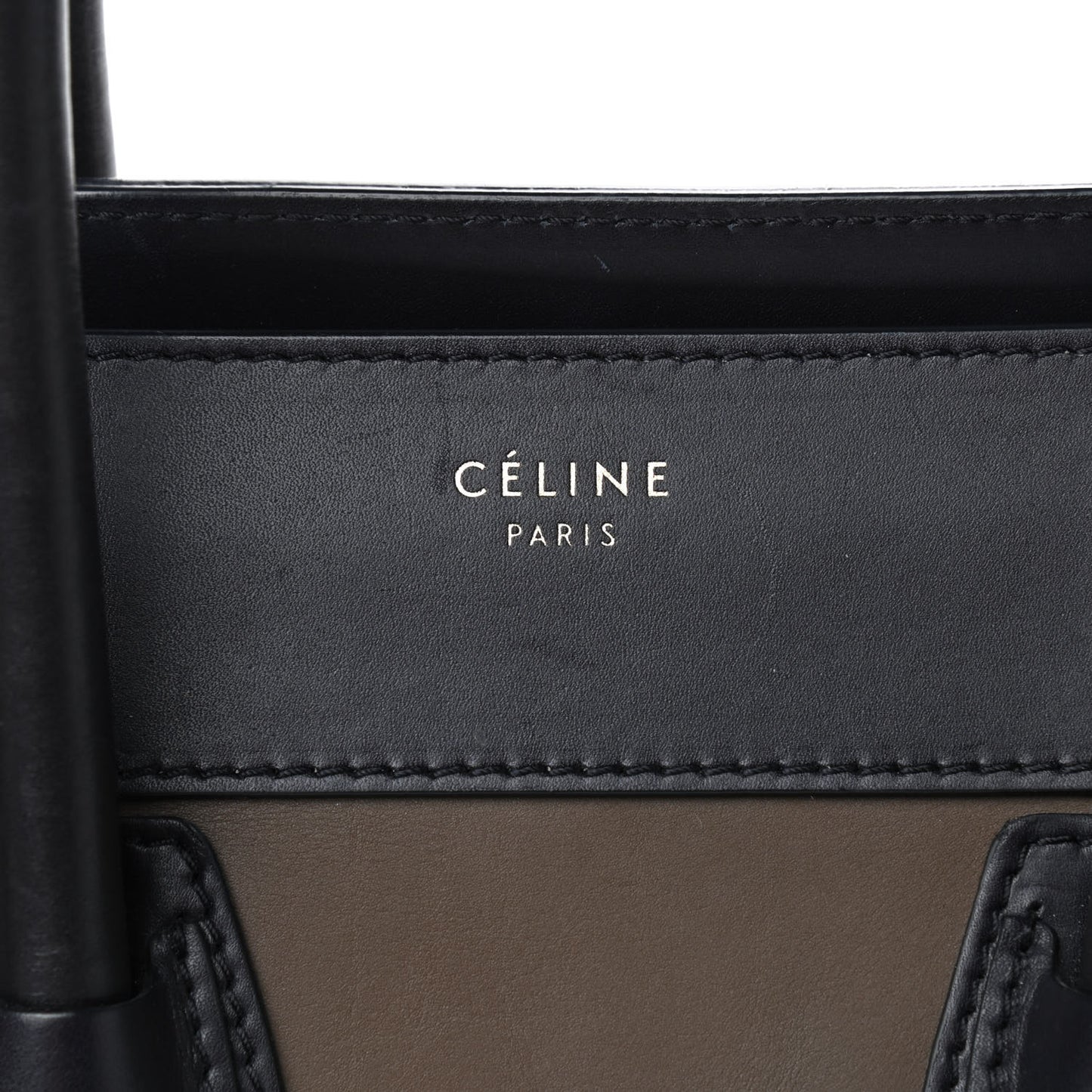 Satin Calfskin Mini Tri-Color Luggage Anthracite