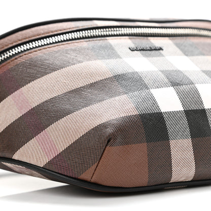 Burberry E-canvas Check Bum Bag Dark Birch Brown 10 of 11