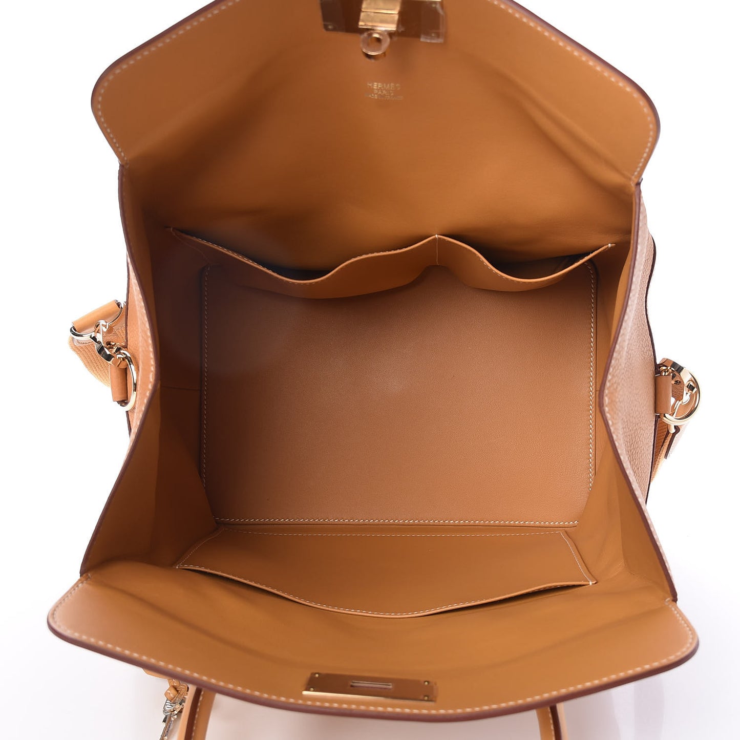 Taurillon Clemence Swift Toolbox 26 Curry Sable