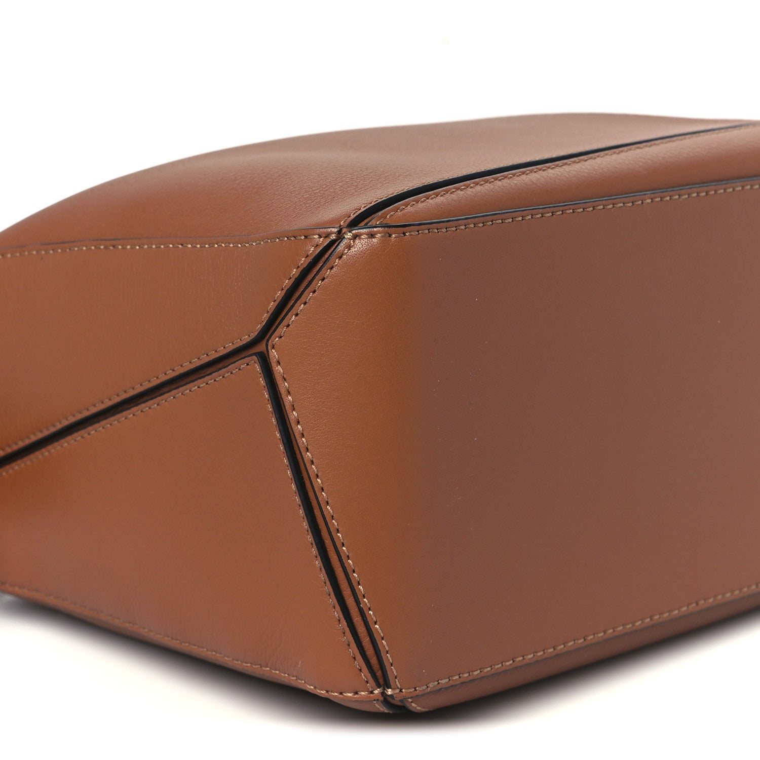 Loewe Calfskin Small Puzzle Bag Tan 8 of 9