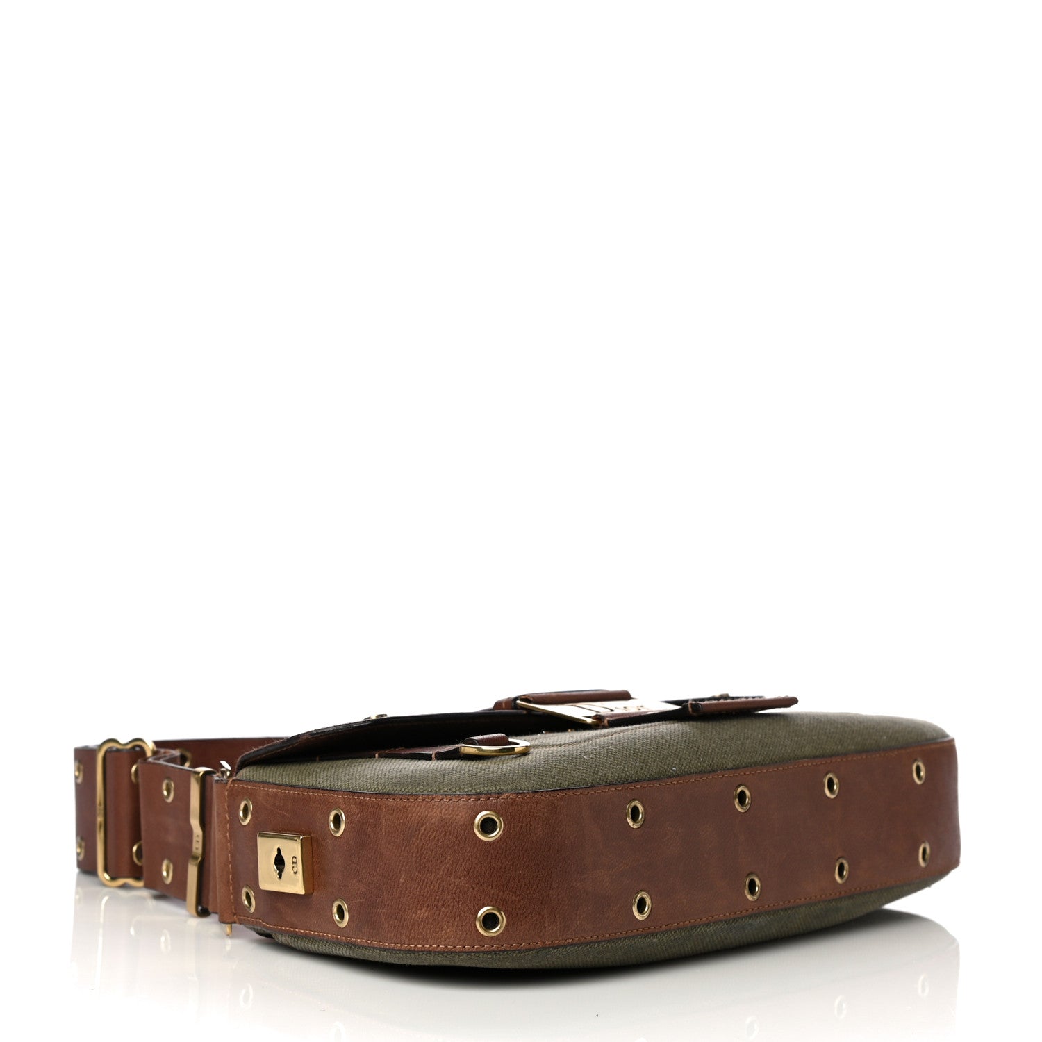 Christian Dior Canvas Calfskin Street Chic Columbus Ave Green 4 of 21