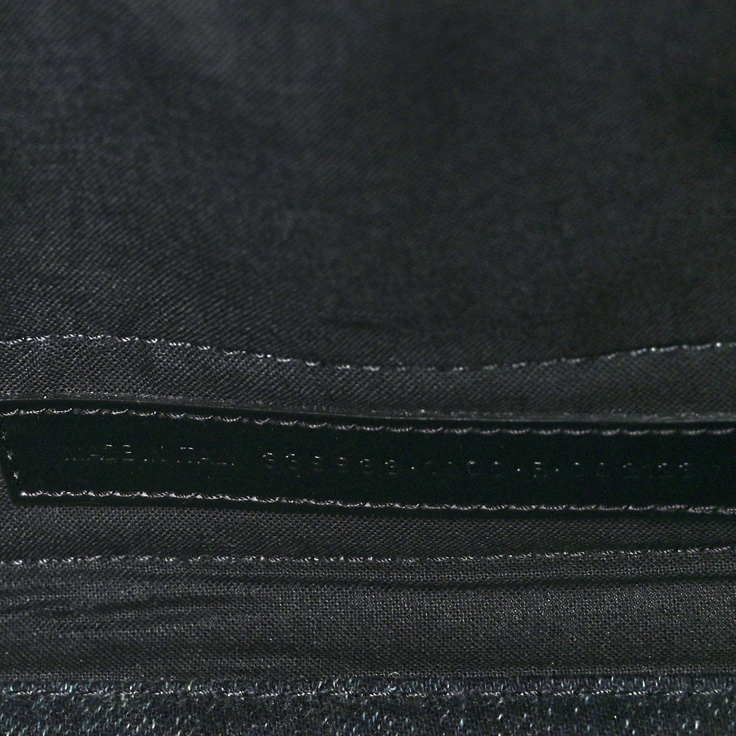 Balenciaga Denim Fabric Satin Calfskin S Navy Cabas Washed Black 8 of 12