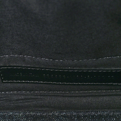 Balenciaga Denim Fabric Satin Calfskin S Navy Cabas Washed Black 8 of 12