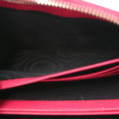 Gucci Pebbled Calfskin Soho Zip Around Wallet Pink 10 of 17