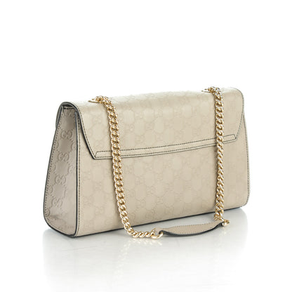 Gucci Soft Guccissima Medium Emily Chain Shoulder Bag Storm Grey 3 of 7