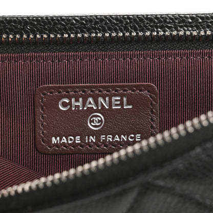 Chanel Caviar Quilted Zip Phone Case Black 6 of 14