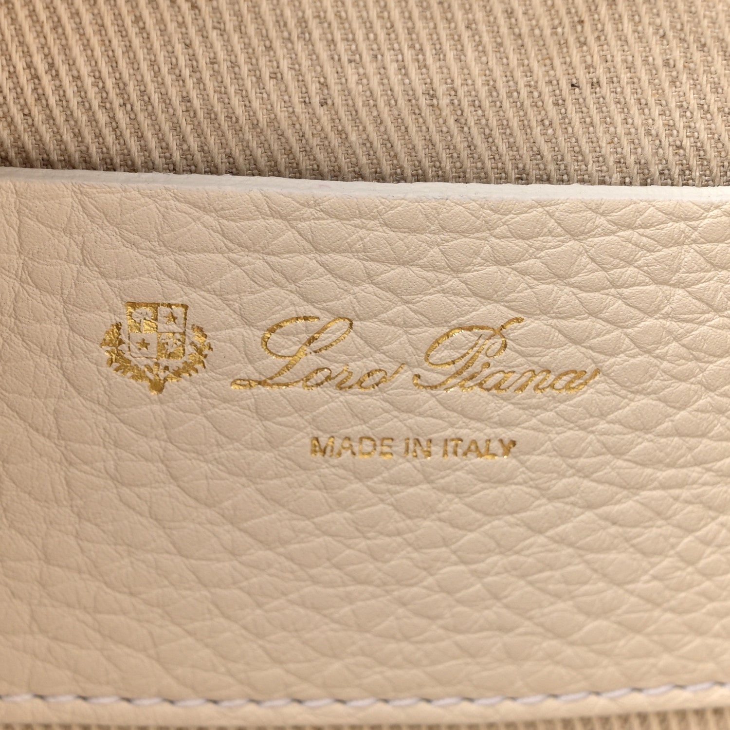 Loro Piana Grained Calfskin Bellevue Odessa White 7 of 13
