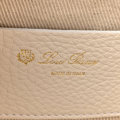 Loro Piana Grained Calfskin Bellevue Odessa White 7 of 13