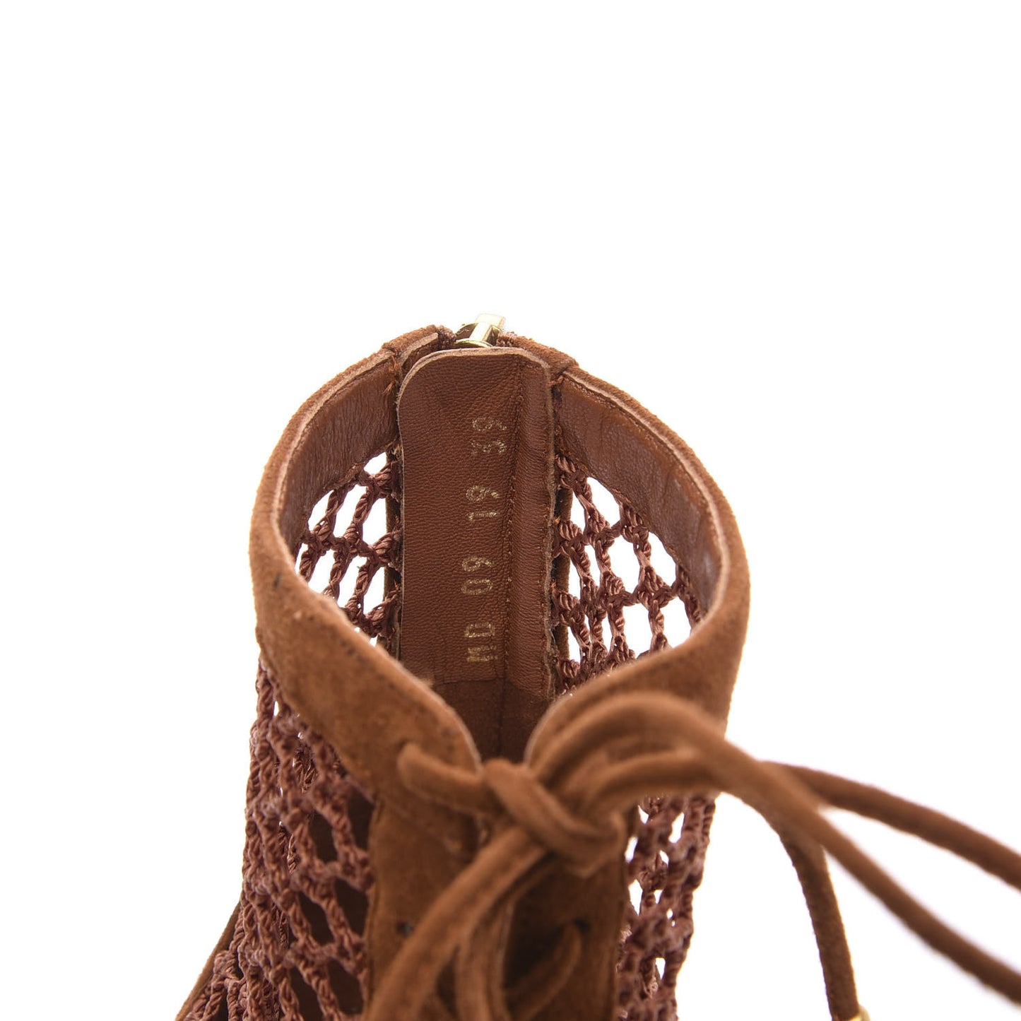 Suede Resille Naughtily-D 30mm Ankle Boots 39 Golden Brown