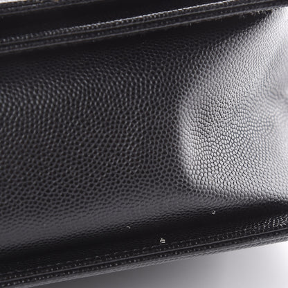 Chanel Caviar Quilted Medium Boy Flap Black 11 of 15