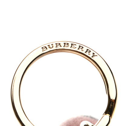 Burberry Cashmere House Check Thomas Bear Bag Charm Ash Rose 5 of 6