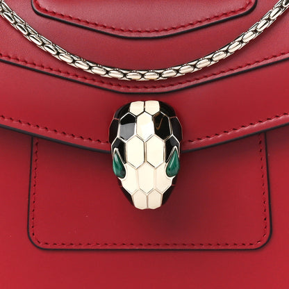 Bulgari Calfskin Serpenti Forever Crossbody Bag Red 9 of 11