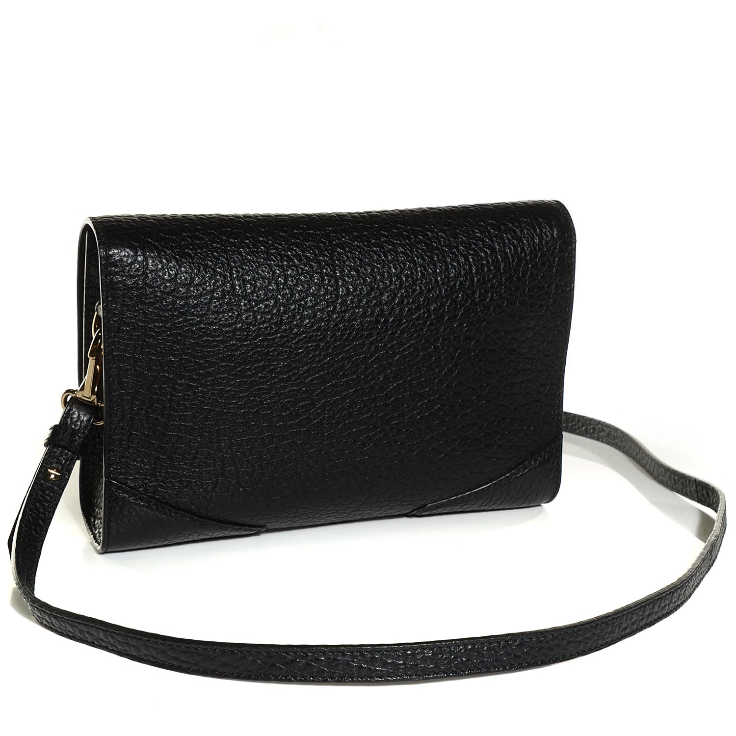 Burberry Grainy Calfskin Heritage Grain Small Crossbody Bag Black 3 of 11