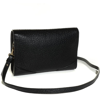Burberry Grainy Calfskin Heritage Grain Small Crossbody Bag Black 3 of 11
