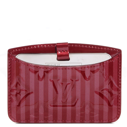Louis Vuitton Vernis Rayures Mirror Case Pomme D'Amour 1 of 7