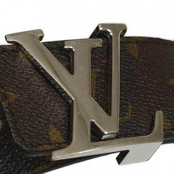 Louis Vuitton Macassar Monogram LV Initiales Reversible Belt100 40 3 of 6