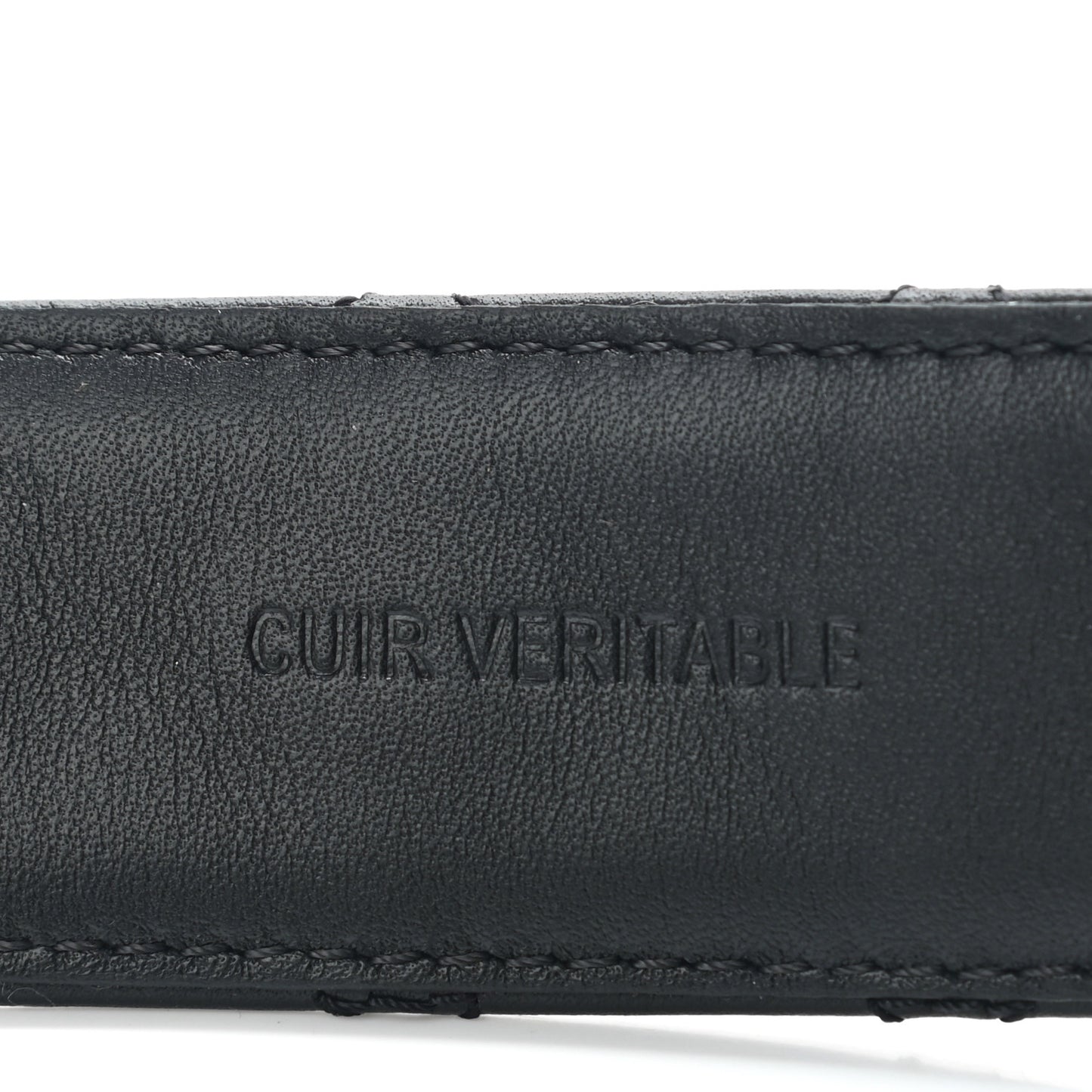 Calfskin Quilted CC Chain Belt 90 36 Black