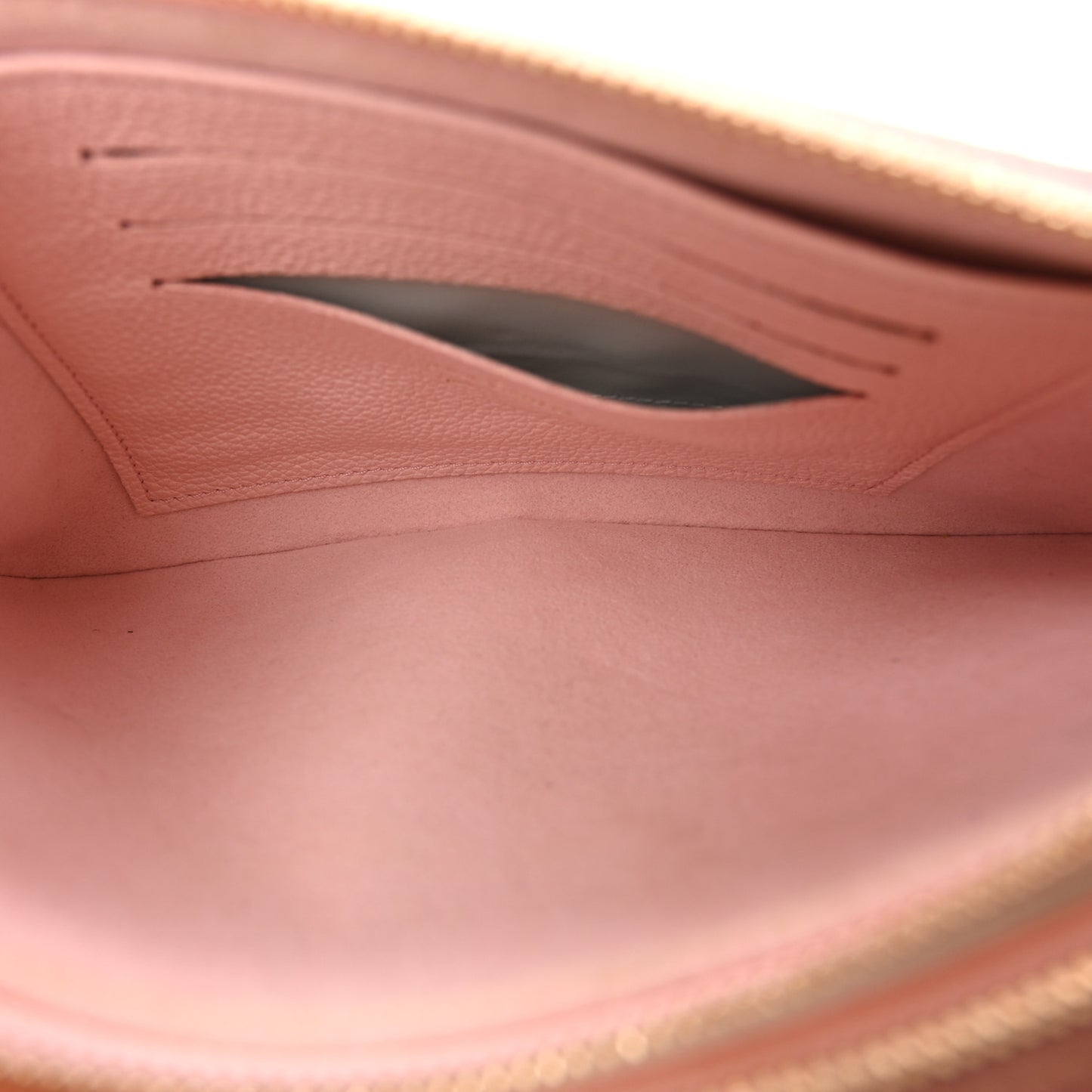 Empreinte Monogram Double Zip Pochette Rose
