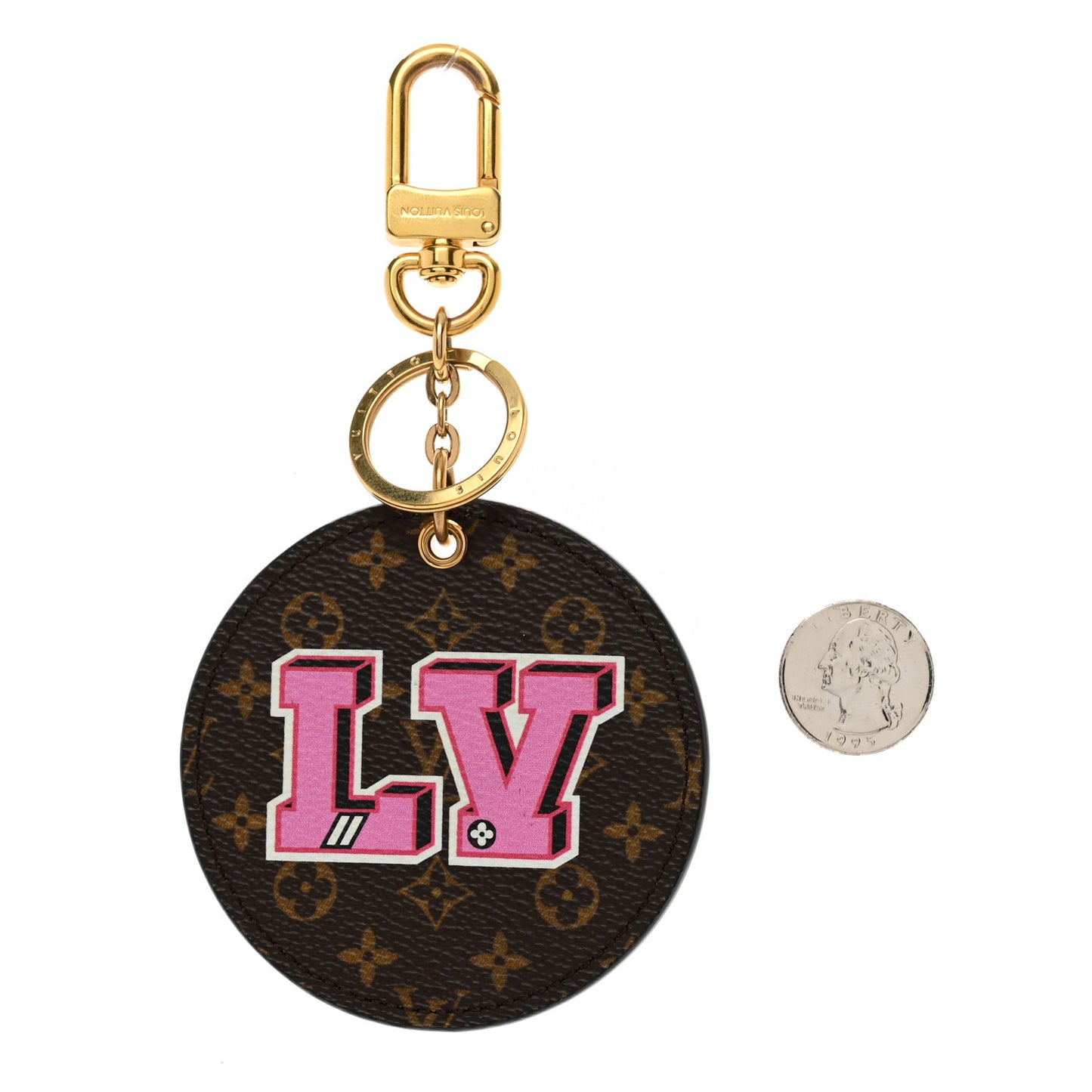 Monogram Stories Bag Charm Key Holder