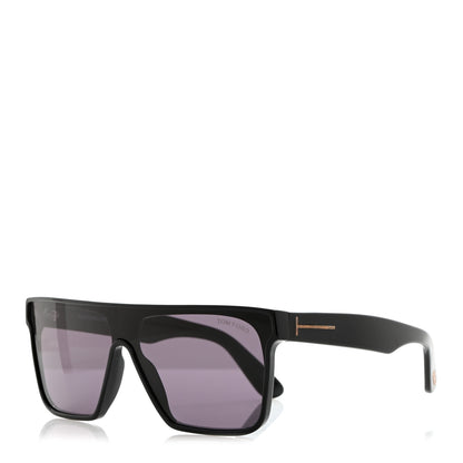 Tom Ford Acetate Whyat Square Sunglasses TF709 Black 1 of 8