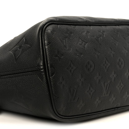Louis Vuitton Empreinte Monogram Giant Neverfull MM Black 8 of 9