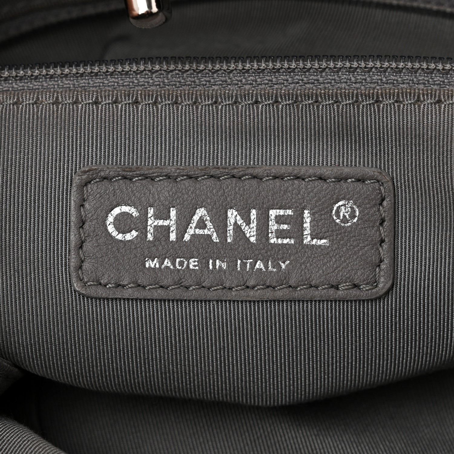 Chanel Nylon Quilted Tweed Stitch Bubble Tote Black 6 of 10