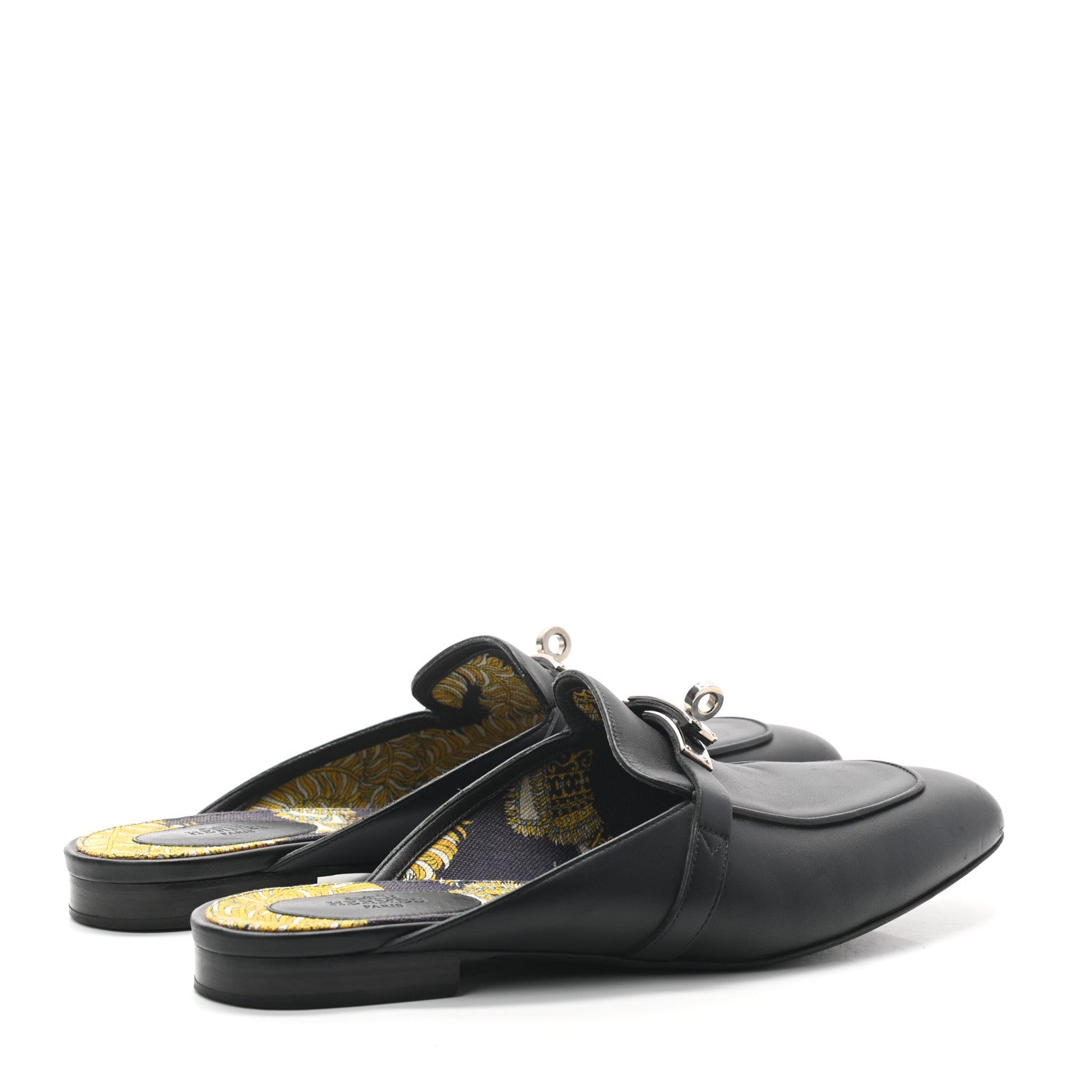 Hermes Calfskin Oz Mules 40 Black 4 of 7