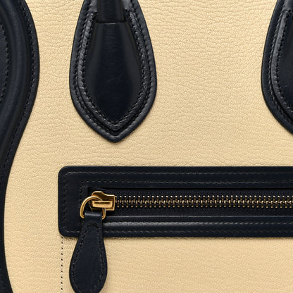 Celine Goatskin Smooth Calfskin Micro Tri-Color Luggage Firefly 7 of 21