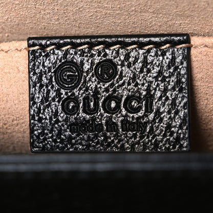 Gucci Calfskin GG Web Small Ophidia Chain Shoulder Bag Black 6 of 10