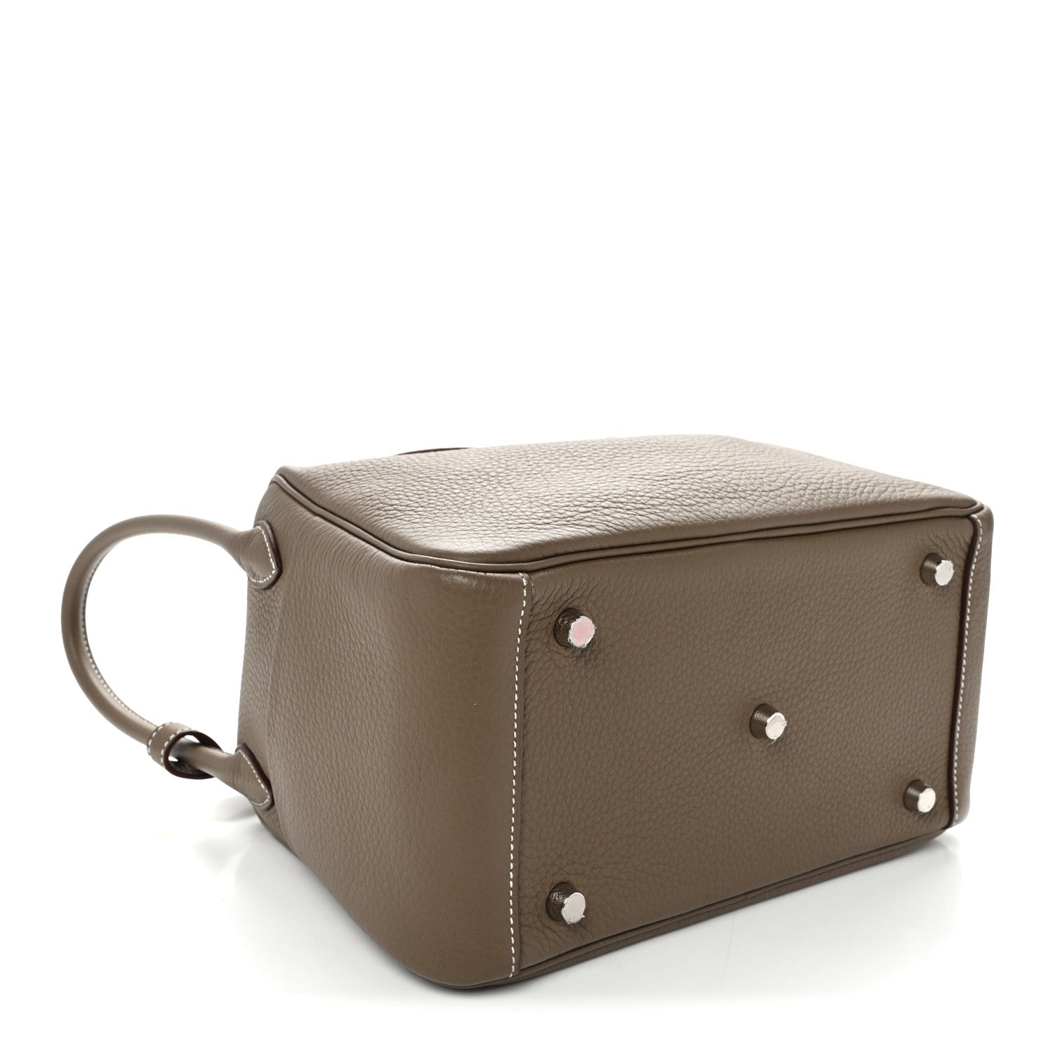 Hermes Taurillon Clemence Lindy 26 Etoupe 4 of 10
