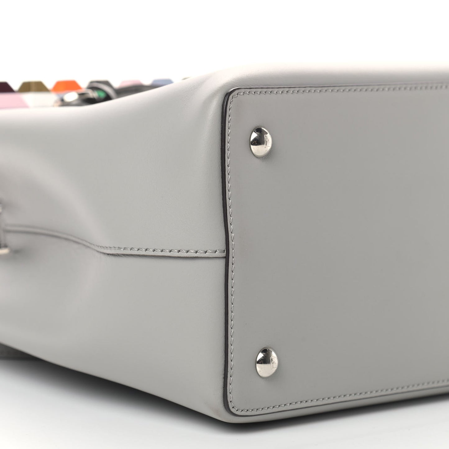Vitello Baltico Dolce Studded Petite 2Jours Tote Ghiaccio Multicolor