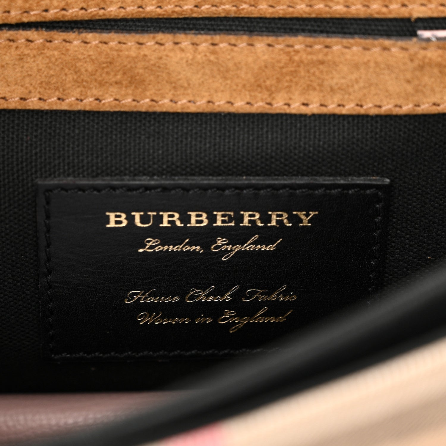 Burberry Derby Calfskin House Check Small Macken Crossbody Bag Pale Orchid 6 of 17