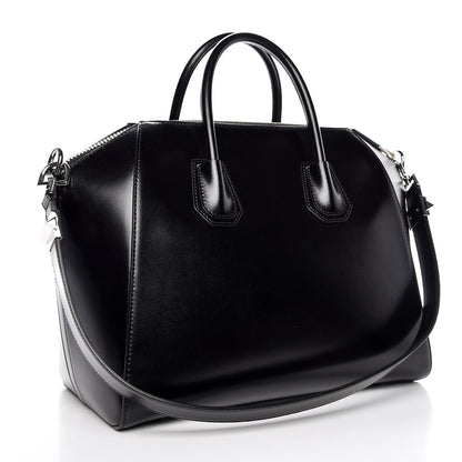 Givenchy Shiny Lord Calfskin Medium Antigona Black 3 of 7