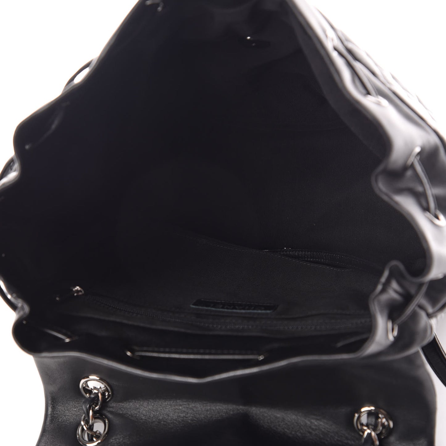 Lambskin Quilted Large Urban Spirit Backpack Black