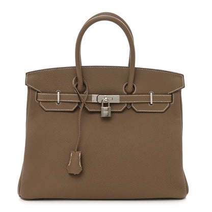 Hermes Togo Birkin 35 Etoupe 1 of 9