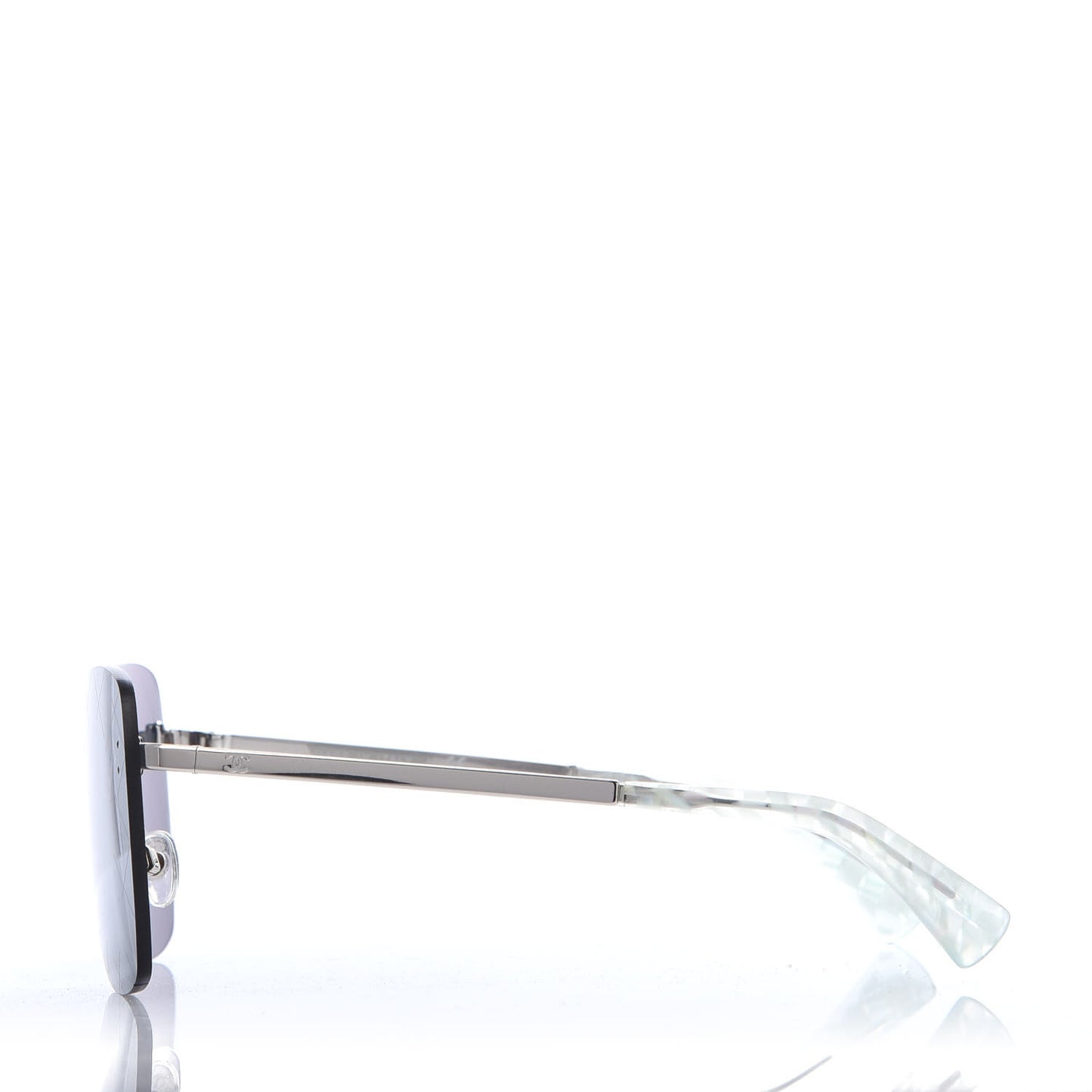 Metal Shield Runway Sunglasses 4215 Metallic Blue