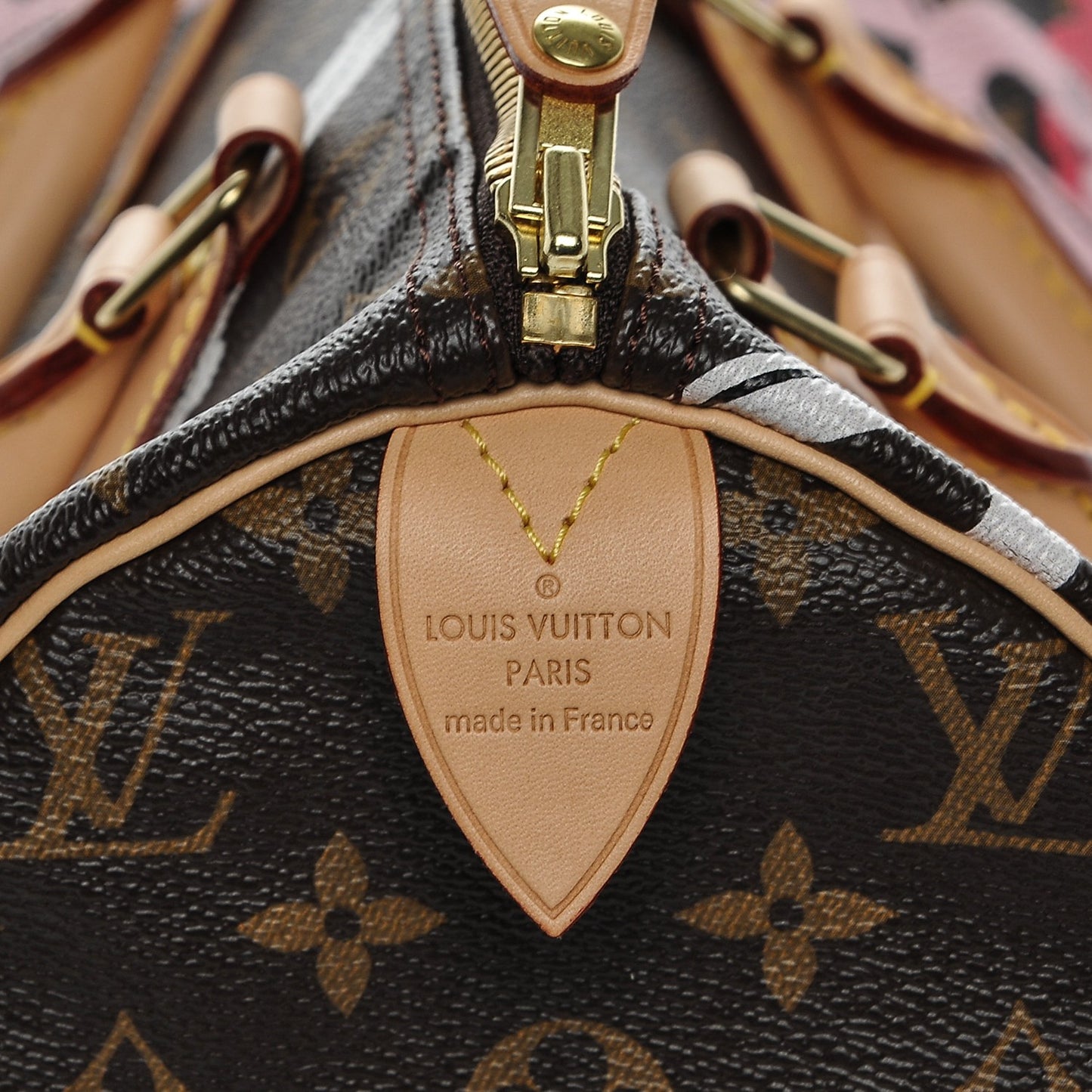 Monogram Bay Speedy 30 Rose Ballerine Poppy