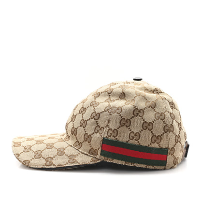 Gucci Monogram Web Baseball Hat S Beige Cocoa 4 of 9