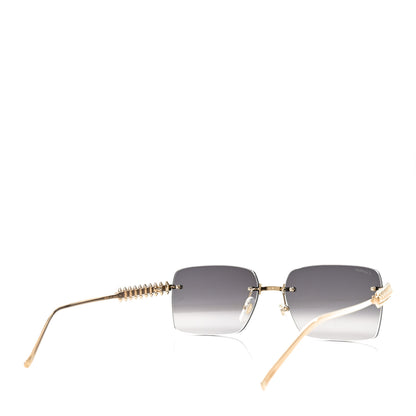 Cartier Clash De Cartier Square Sunglasses CT0545S Grey Gold 4 of 7