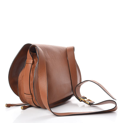 Chloe Calfskin Medium Marcie Round Crossbody Bag Tan 3 of 9