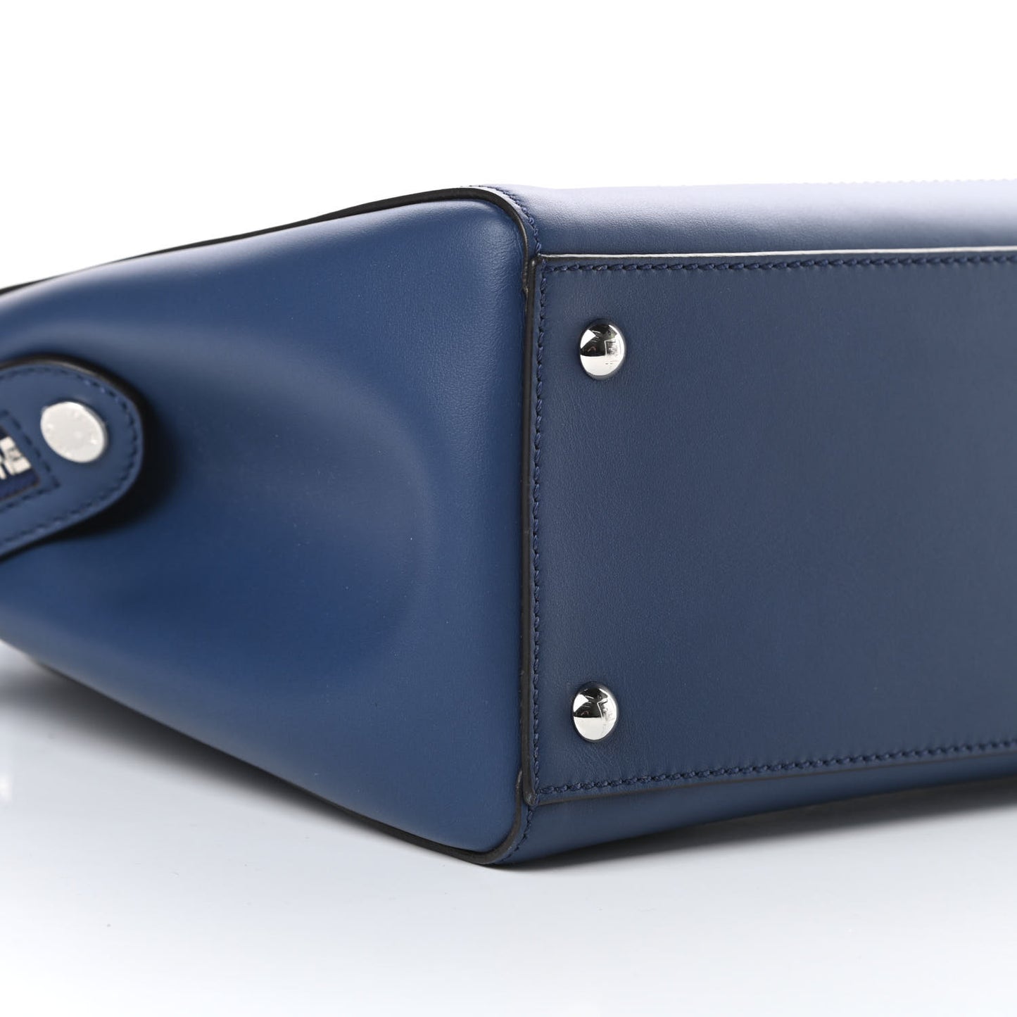Vitello Baltico Dolce DotCom Satchel Blue Malachite
