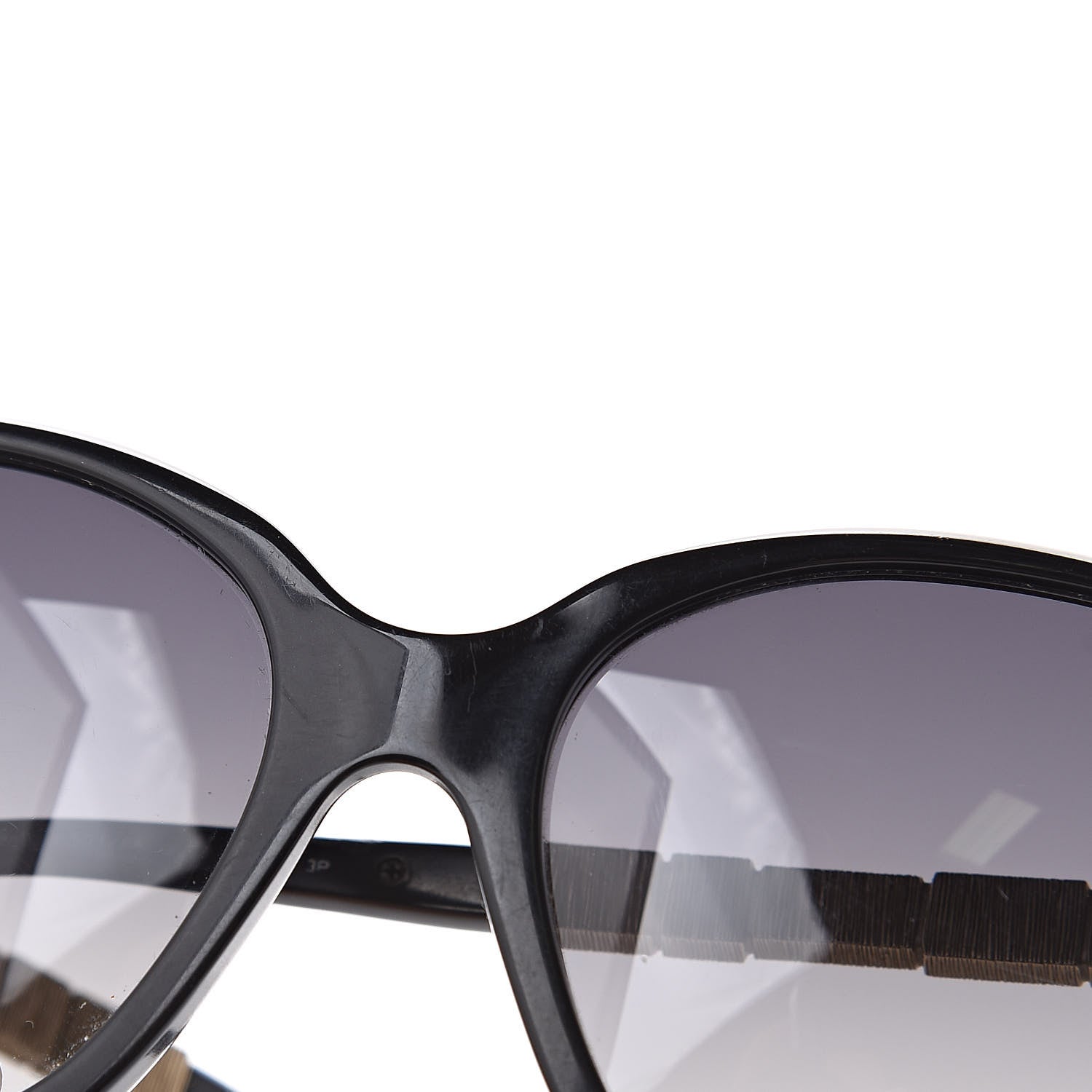 Chanel Crystal Baguette Polarized Square Sunglasses 5308-B Black 11 of 11