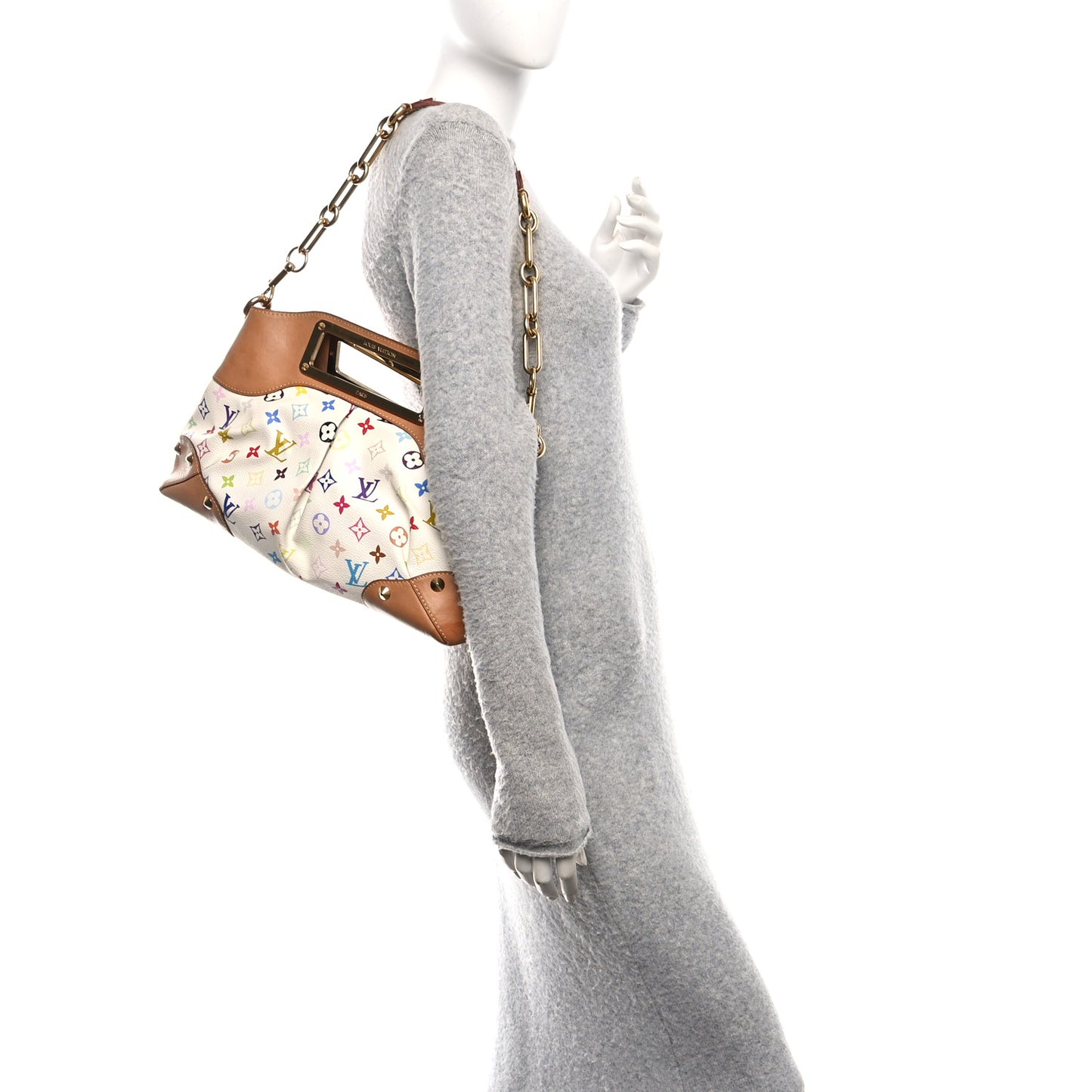 Monogram Multicolor Judy MM White